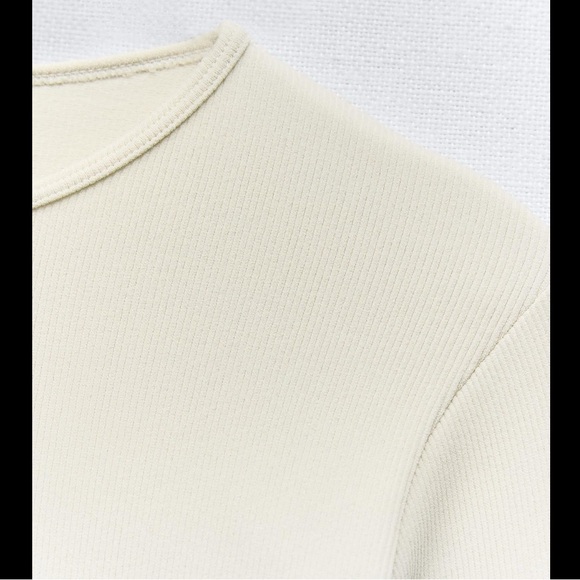 SEAMLESS WASHED RIB CROP TOP - Picture 9 of 9